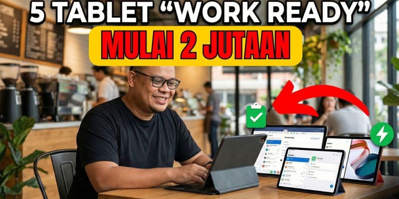 5 Tablet Terbaik 2026 Dengan Performa Setara Laptop