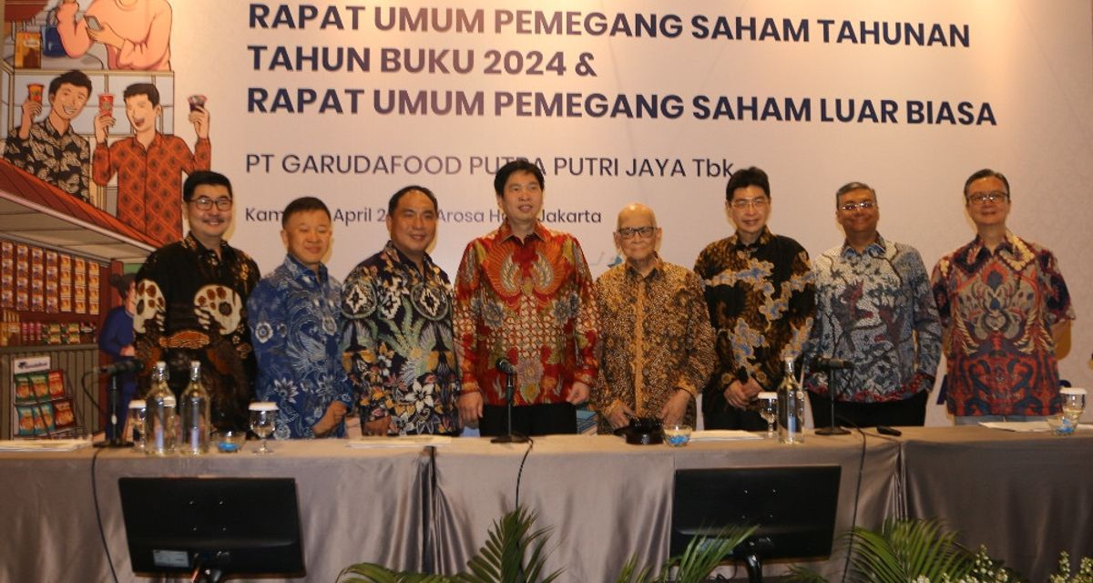 RUPS Garudafood Putuskan Dividen Rp 350,34 Miliar