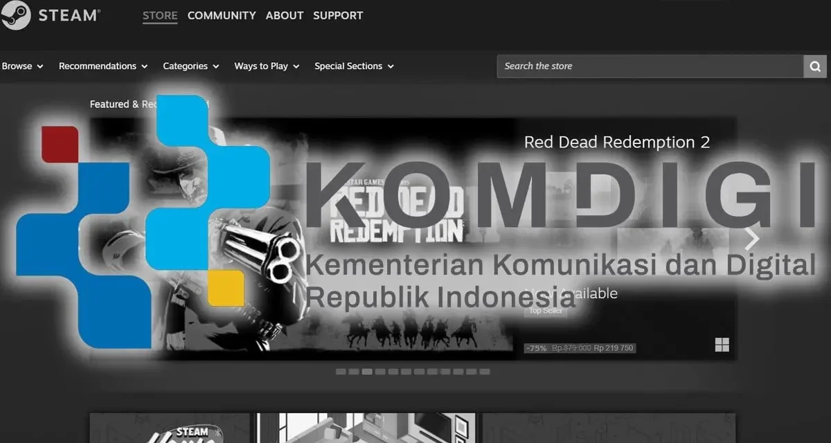 Soroti Rating Game Di Steam, Komdigi Lakukan Investigasi