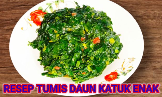 Tumis Daun Katuk Sederhana Tanpa MSG Alami Dan Tetap Nikmat