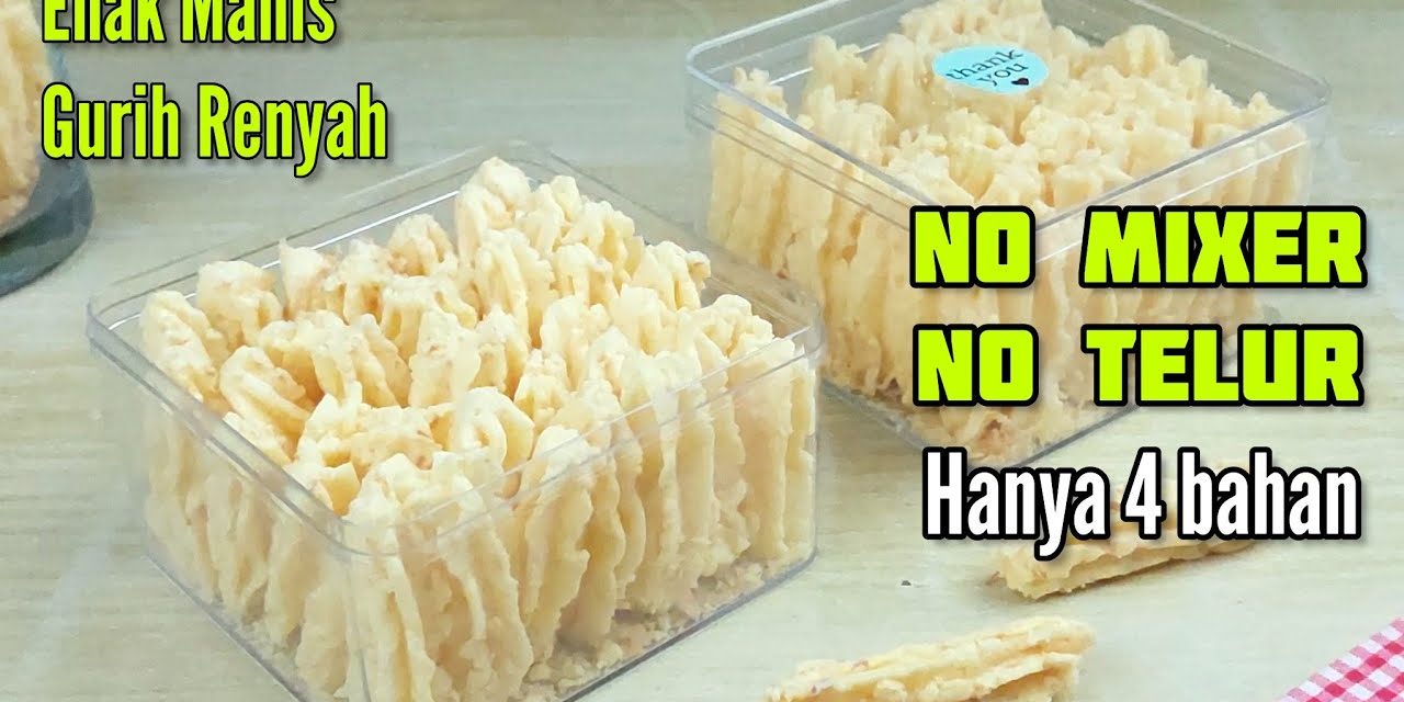 Lumer Sekali Gigit 4 Resep Kue Kering Tanpa Terigu Ternyata Enak