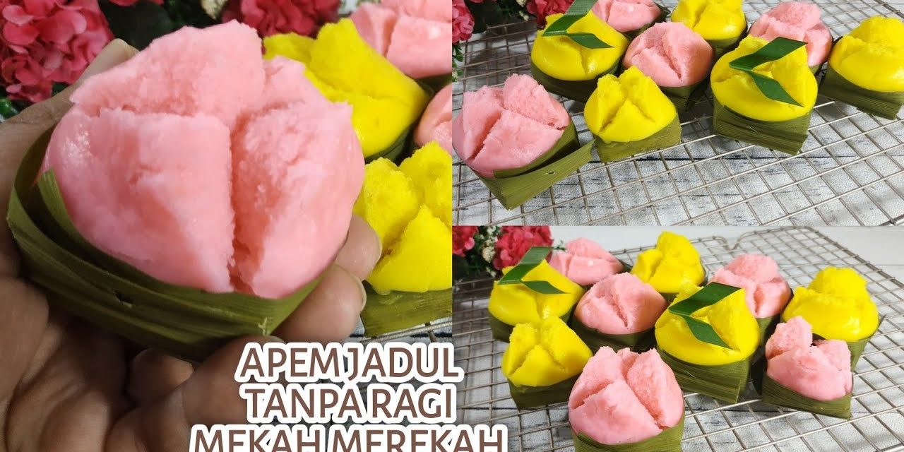 Kue Apem Tanpa Ragi 1 Gelas Tepung Beras, Rahasia Tetap Fluffy